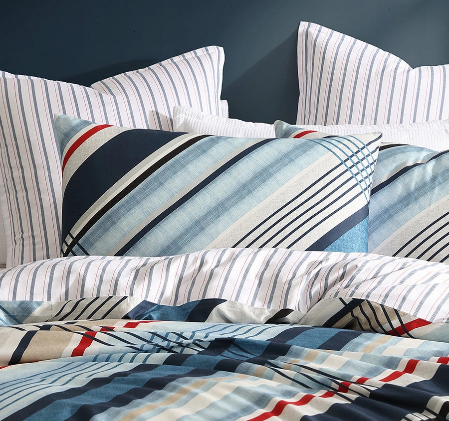 Summerville Quilt Cover Set Range Blue