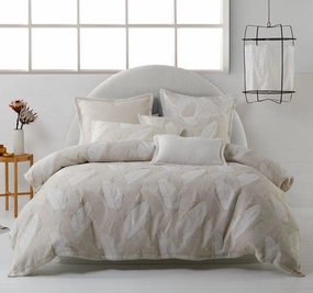 Tahiti Quilt Cover Set Range Tan