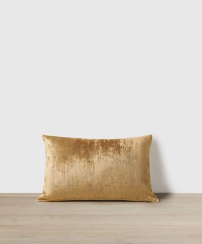 Talik Velvet Rectangular Cushion Cover - Bronze