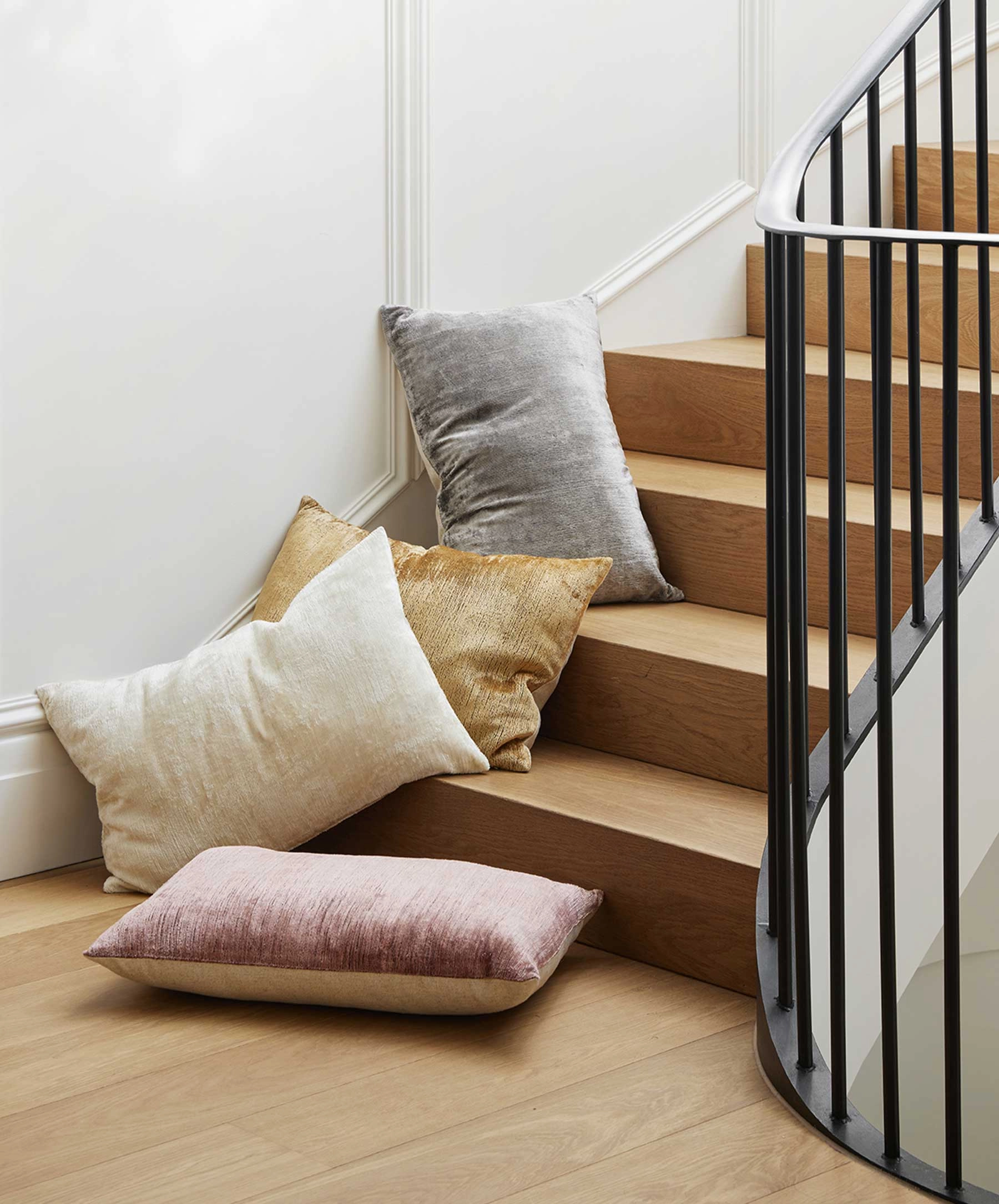 Talik Velvet Square Cushion Cover - Bronze