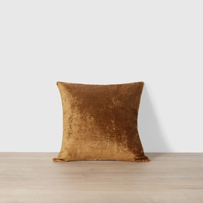 Talik Velvet Square Cushion Cover - Fawn