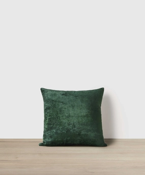 Talik Velvet Square Cushion Cover - Pine