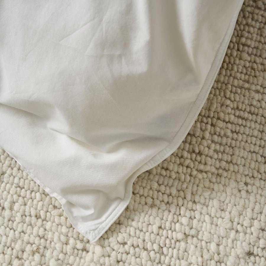 Terra Organic Cotton SNOW Quilt Cover Set by Linen House