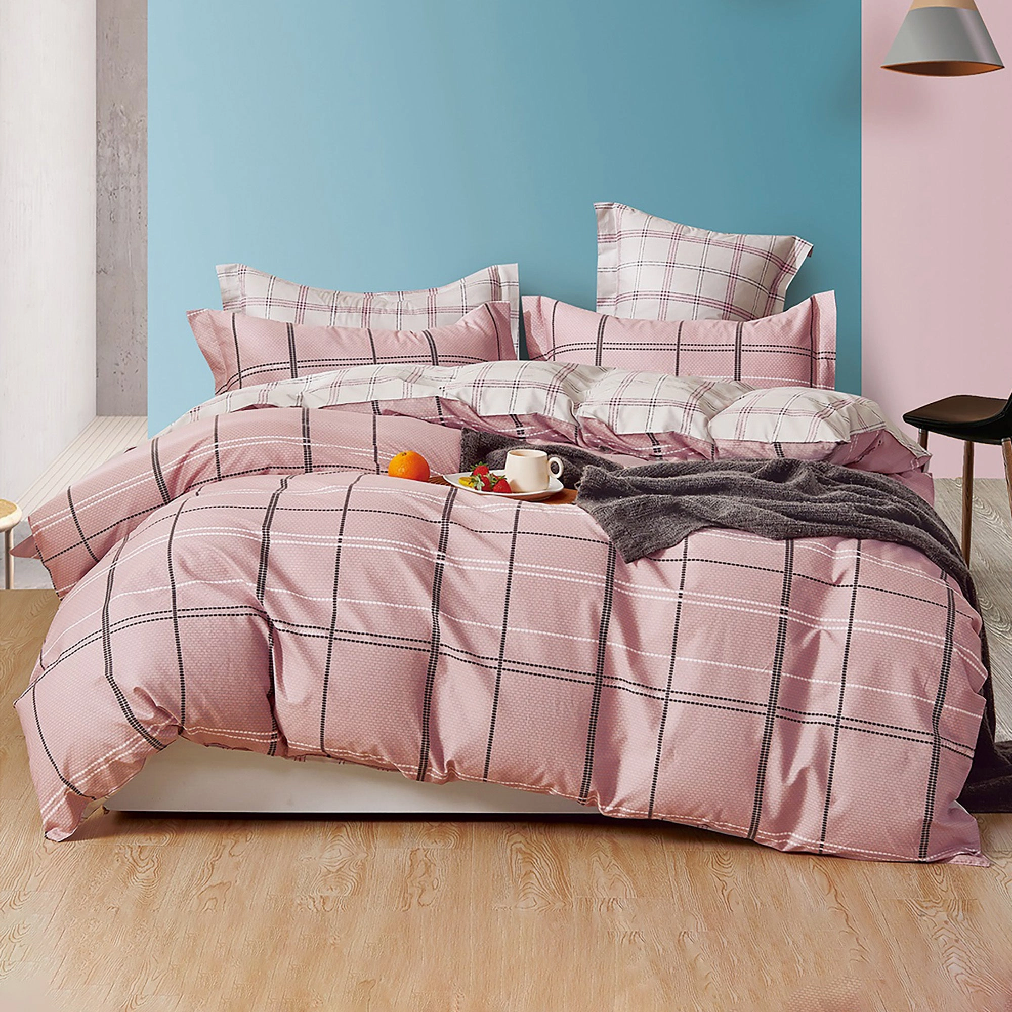 Tilly Pink Quilt Cover Set by Ardor