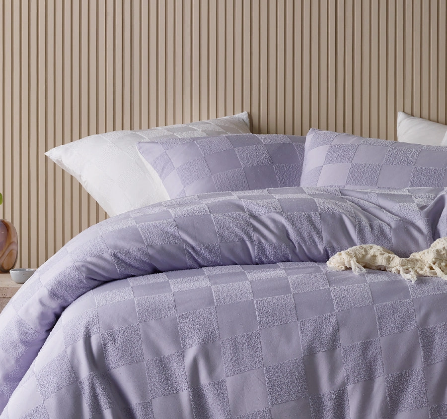 Tipo Quilt Cover Set Range Lilac