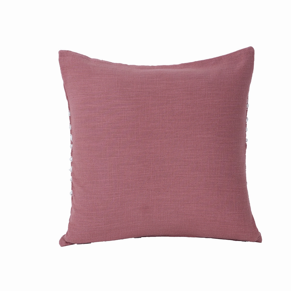Tranquil Essence Alligator Reflect Embroidered 100% Cotton Peach Cushion Cover