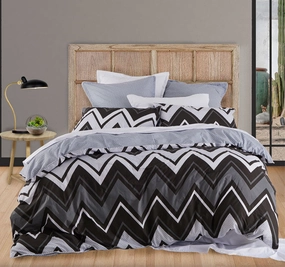 Tycen Quilt Cover Set Range Black