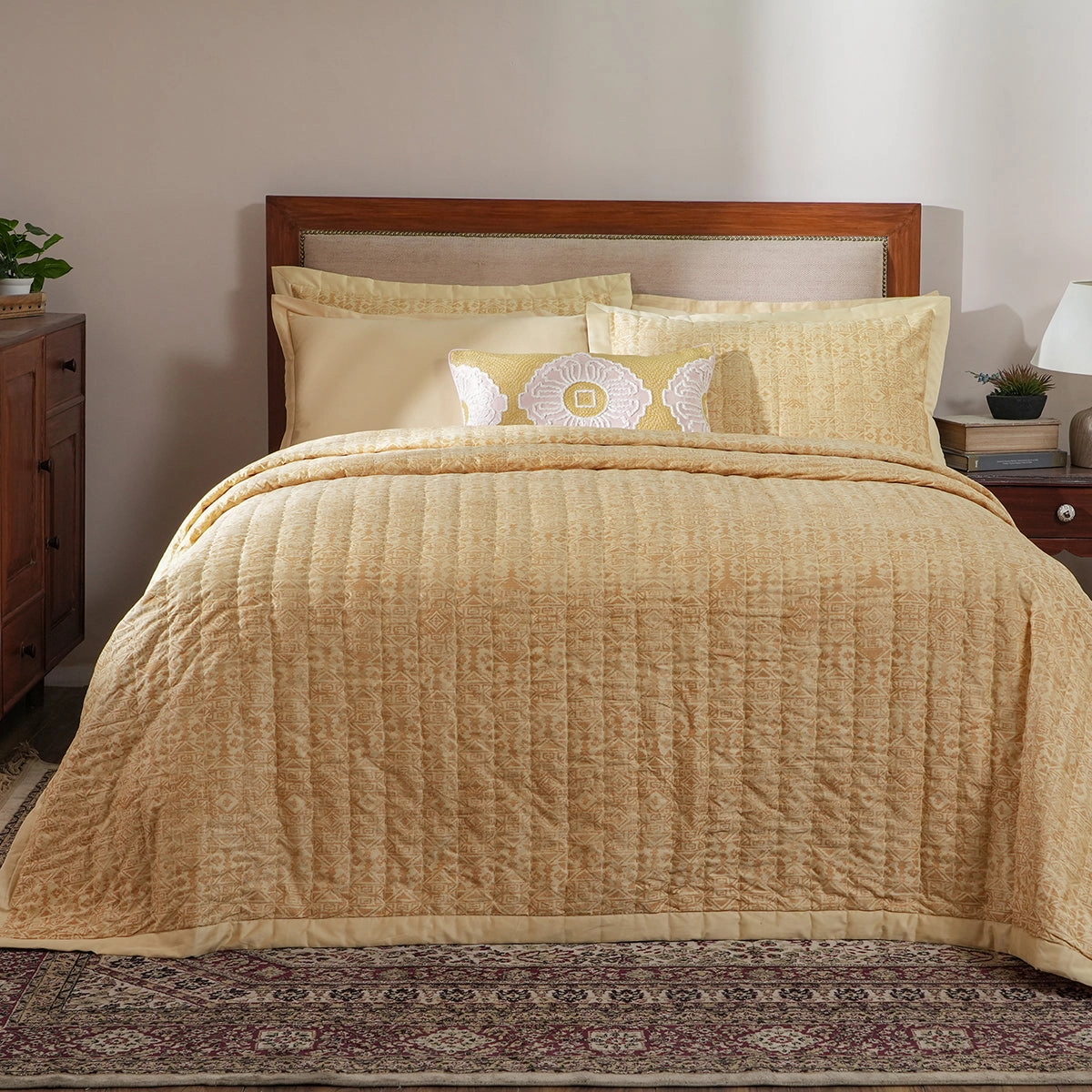 Utopian Regan 145 GSM Ornament Troop Quilt/Comforter