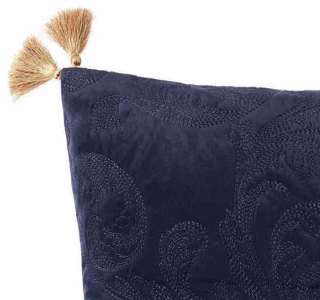 Verity Quilt Cover Set Range Navy