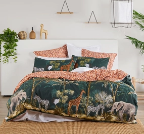 Vintage Safari Quilt Cover Set Range