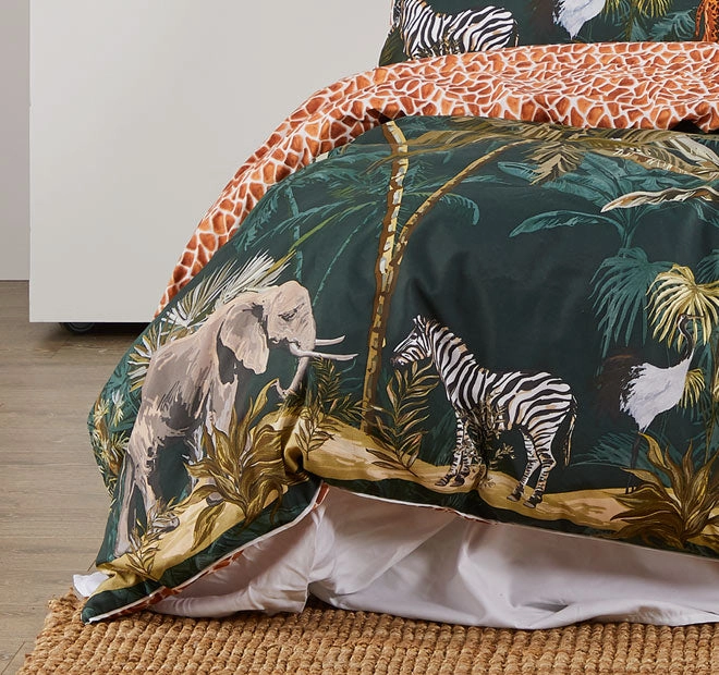Vintage Safari Quilt Cover Set Range