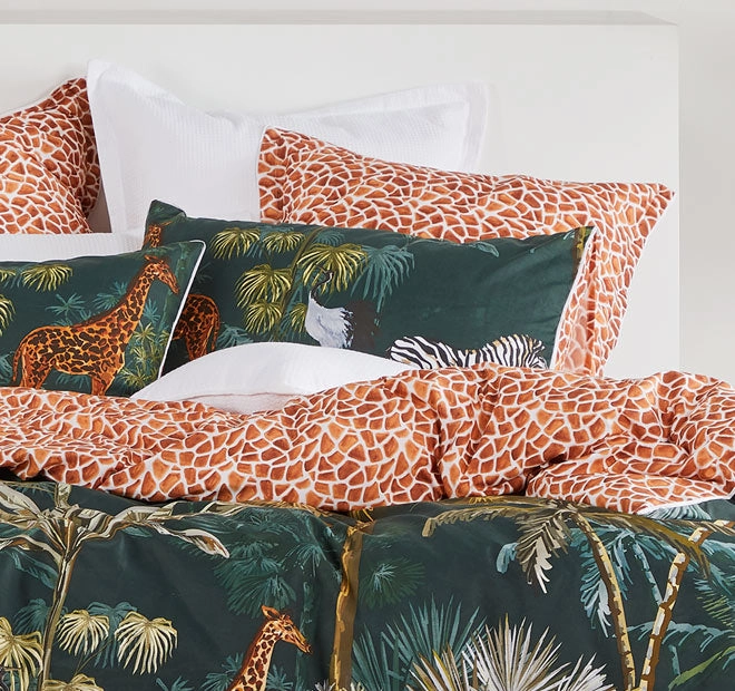 Vintage Safari Quilt Cover Set Range