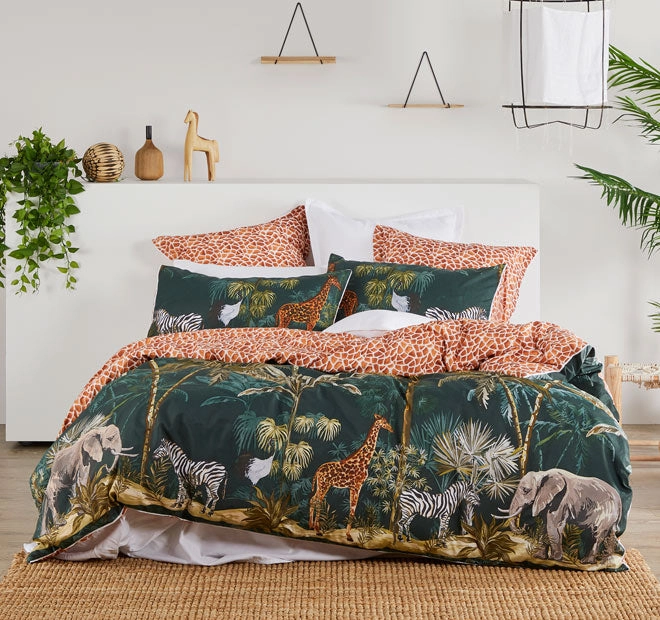 Vintage Safari Quilt Cover Set Range