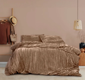 Vivienne Quilt Cover Set Range Champagne