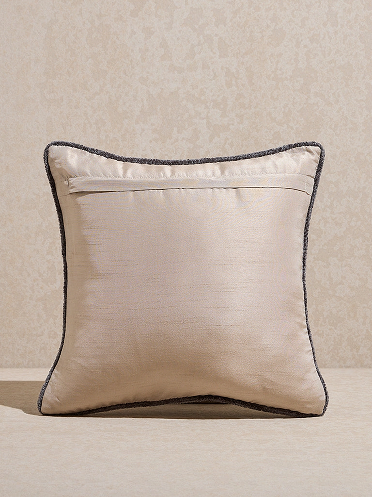Westside Home Charcoal Chenille Cushion Cover