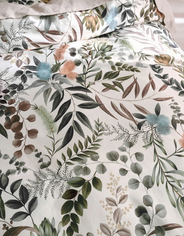 Willamine VANILLA Quilt Cover Set by Linen House