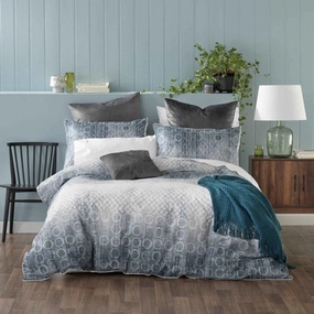 Winston Grey Quilt Cover Set by Bianca