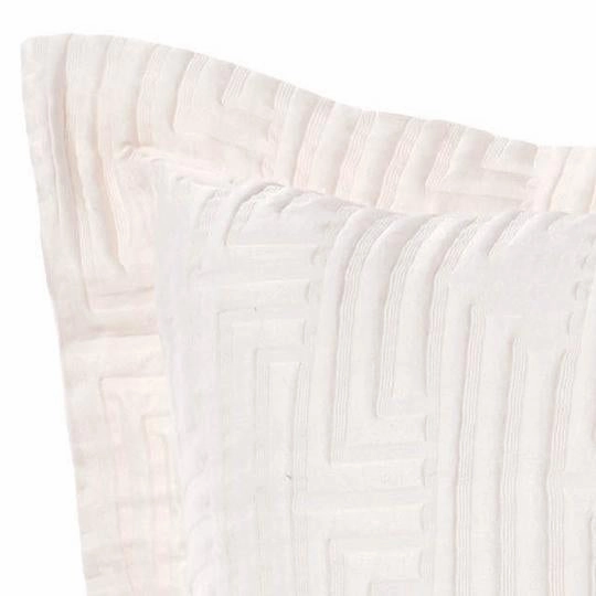 Winston White Quilt Cover Set by Linen House