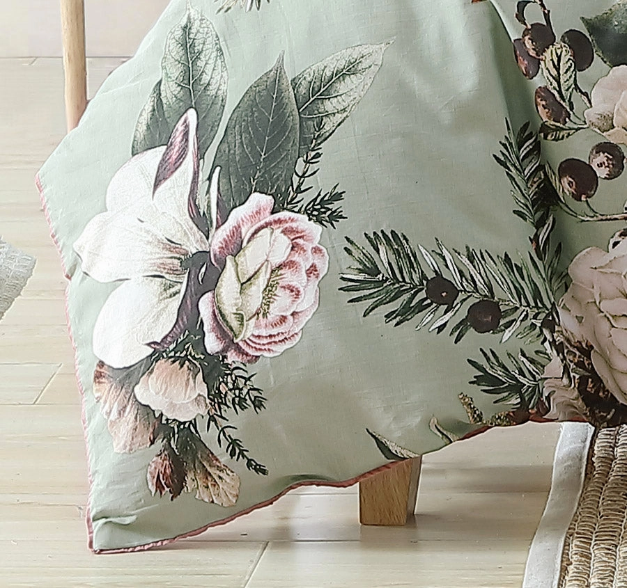 Winter Quilt Cover Set Range Sage