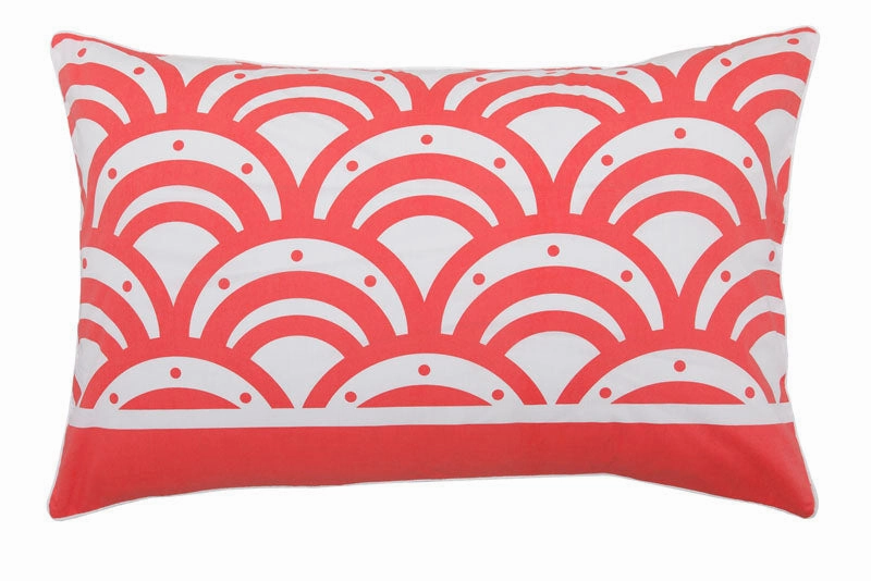 Zen Coral Quilt Cover Set by Logan and Mason