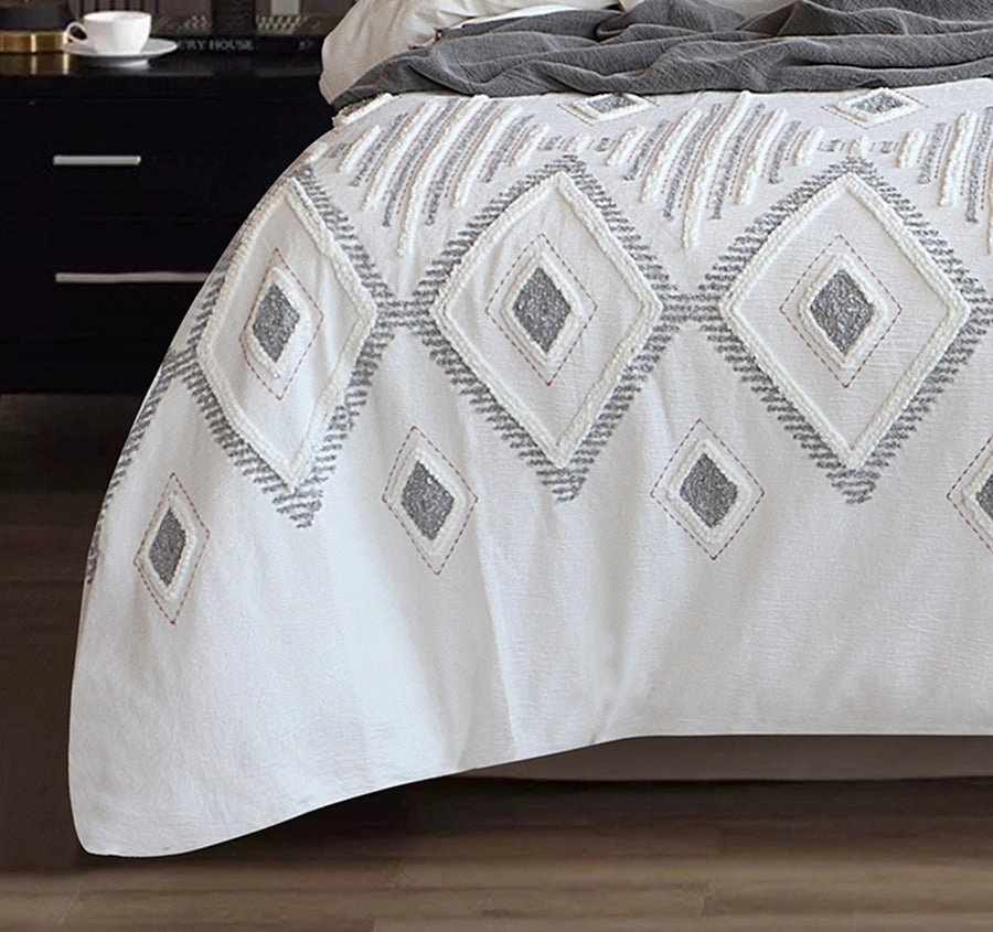 Zuma Quilt Cover Set Range White